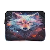 Wolf Fire Laptop-Hülle, 33-35,6 cm (13 - 14 Zoll), tragbare Tasche, Schutz, Computer-Tragetasche