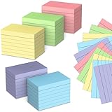 1000PCS Karteikarten Set, A8 Linierte Lernkarten in der praktischen Lernbox, vokabelkasten...