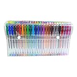 Gelstifte, feine Spitze, ungiftig, Buntstifte-Set für Erwachsene, Malbücher, Journaling, Zeichnen,...