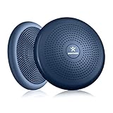 BODYMATE Ballsitzkissen inkl. Pumpe NAVY-PEONY 34cm Durchmesser - Balance-Kissen, Luftkissen,...