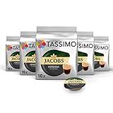 Tassimo Kapseln Jacobs Espresso Classico, 80 Kaffeekapseln, 5er Pack, 5 x 16 Getränke