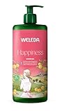WELEDA Bio Happiness XXL Duschgel vegan - Naturkosmetik Aroma Shower Dusche für Frauen & Männer...