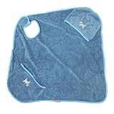 WEKADRIN Wasserdichter Schnell Trocknender Haustier Bademantel aus Weichem Flanell Saugfähiges...