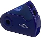 Faber-Castell Sleeve Spitzdose Doppelspitzdose blau