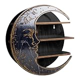 Schwebende Wandregale – 350 g rustikales Präsentationsregal, Aufbewahrungsbrett aus Holz,...