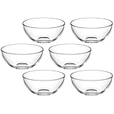 LEONARDO HOME Cucina Schale, 6-er Set, 540 ml, Durchmesser 14 cm, mikrowellengeeignet, Klarglas,...