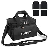 FOSOTO DSLR-Kameratasche Spiegelreflex Fototasche, Große XL Videokameara/Camcorder Tasche für...