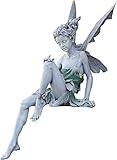 ALEMIN Sitzende Fee Gartendeko Figuren Gartenfiguren für Außen,22cm Höhe Sitzen Magische Fee...