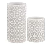 Pauleen 48118 Cosy Ornament Candle Wachskerze mit Batterie mit Timerfunktion 6H Timer LED Kerze 2er...