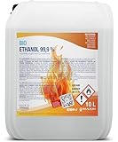 Maxxi Clean I 10 Liter Kanister Bioethanol für Tischkamine I geruchsneutral und rußfrei bei...