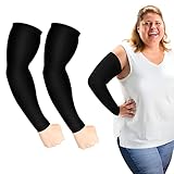 ioutdoor Arm Ärmel Plus Größe, UV-Sonnenschutz Arm Sleeves UPF 50+ Kühlung Eis Seide Oversized...