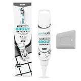 PentaUSA Fugenmörtel - Fugen reparatur Grau, Tube zum Reparieren und Erneuern, schnell trocknendes...