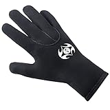 PAWHITS Neoprenhandschuhe 3mm Thermohandschuhe Winterhandschuhe wasserdichte Anti-Rutsch-Handschuhe...