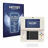 Savvies 18 Stück Schutzfolie für Nintendo New 3DS Displayschutz-Folie Ultra-Transparent