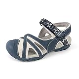 HEVA Damen Wandern Outdoor-Sandalen Geschlossene Zehe Einstellbare Klettverschluss...