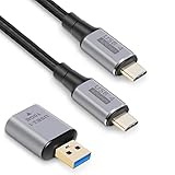 RULGOI USB 4 Kabel für Thunderbolt 3 Kabel, Unterstützt 8K 60Hz HD Display, 40 Gbit/s...