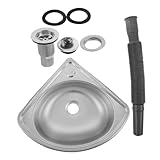 iplusmile Einzelbecken Rv Spüle Kompakte Eckbecken Spülen Zum Waschen Küche Edelstahl Einfach...