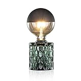 Pauleen 48023 Crystal Magic Tischleuchte max. 20W Tischlampe für E27 Lampen Nachttischlampe Grün...
