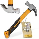 Instalguru Zimmermannshammer 450 g Latthammer Klauenhammer Dachdeckerhammer Glasfaser Fiberglas...