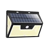 Solarleuchte für den Außenbereich mit Bewegungsmelder, wasserdichte Wand für Terrasse, Garten,...