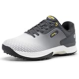 FitVille Extra Weit Golfschuhe für Herren wasserdicht Golfschuh Herren mit Schnürung Atmungsaktiv...