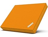 Balance Pad (Orange) 40x34x5 cm inkl. Workout Ideal zum Training von Gleichgewicht, Stabilität und...