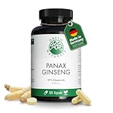 Panax Ginseng - Hochdosiert: 2100mg Koreanischer Panax Ginseng Extrakt mit 20% Ginsenoide pro...