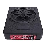 Xiuganpo Unter Sitzwagen -Subwoofer, Unter Sitz Active Powered Subwoofer Sparsparung Eingebauter...