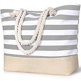 Zusentee Strandtasche,Strandtasche Damen,Strandtasche XXL Familie Extra Groß,Beach Bag Tote Bag mit...