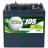 GreenMax Golf Ace T-105 (6V 225Ah) - Hochleistungs-Blei-Säure-Batterie für Golfcarts und...