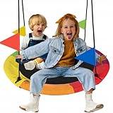 Kruzzel Nestschaukel Outdoor für Kinder & Erwachsene – Ø100 cm – Bis 160 kg – Wetterfest –...