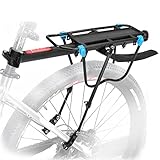 MAIKEHIGH Fahrrad Gepäckträger Mountainbike Hinten Zuladung 50KG, Einstellbar...