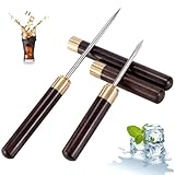 Eispickel, Edelstahl-Eiszerkleinerer Mit Holzgriff, Eishacker, Eismeißel, Japanischer Stil, Ideal...