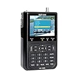 Weytoll Satellitensignalfinder, 3,5 Zoll LCD-Display, Daten, digitaler Satellitensignal-Finder,...