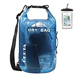 HEETA Dry Bag Wasserdichter Packsack 5L/10L/20L Wasserdicht Taschen mit Handytasche und Gurte für...