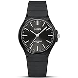 BAISHIOI Herren Analog Quarzuhren 30M Wasserdicht Uhren mit Silikonarmbänder Militär Armbanduhren...