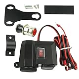 Zuasdvnk Motorrad-Ladegerät für Telefon, Schnellladung – Ladegerät Netzadapter, wasserdicht, 3...
