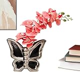 Blumenvase aus Keramik, Vase im Landhausstil, Dekoration für Zuhause, Tischdekoration für...