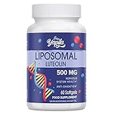 Liposomale Luteolin Kapseln 500mg, Maximale Absorption, Hochdosiertes Flavonoid, Antioxidans...