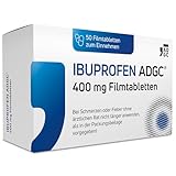 IBUPROFEN ADGC® 400mg - 50 Stück - gegen leichte bis mäßige Schmerzen wie Kopfschmerzen,...