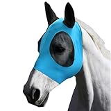 XFSRG Fliegenmaske Pferd UV Schutz Super Comfort Stretchy Horse Fly Mask mit Large Eye Space...