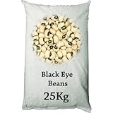 Kajal Black Eye Beans, Schwarze Augenbohnen, 25kg