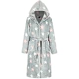 DiaryLook Bademantel Kinder für Mädchen, Flauschiger Fleece Morgenmantel Kuscheliger...