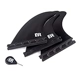 Eisbach Riders Surfboard Future Fin Thruster Set mit Fin Key (Größe G5 Medium) - Finnen Flossen...