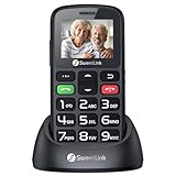 SweetLink S2PLUS Seniorenhandy ohne Vertrag – Dual SIM 2G GSM mit 1400mAh Akku, SOS-Notruftaste,...