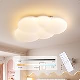 YUEEU Kinderzimmer Lampe Decke Schlafzimmer Lampe LED Deckenleuchte Kinderzimmer 30CM PE Wolke...