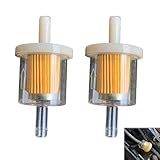 8mm Universal Benzinfilter für Kraftstoffe, Top-Qualität für Motorrad, Rasenmäher, Roller Mofa,...