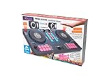 Cefa Toys - Tragbare DJ-Station mit Lautsprechern und Raumsteuerung, 14-in-1, mit Plattenspieler,...