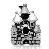 Disney Schloss Charms passen Pandora Armreif Armband, Antike 925 Sterling Silber Prinzessin Castle...