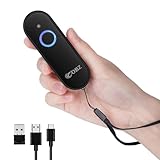 OBZ Bluetooth Barcode Scanner Kabellos – 1D 2D Tragbarer Handscanner mit USB & Wireless QR Code...
